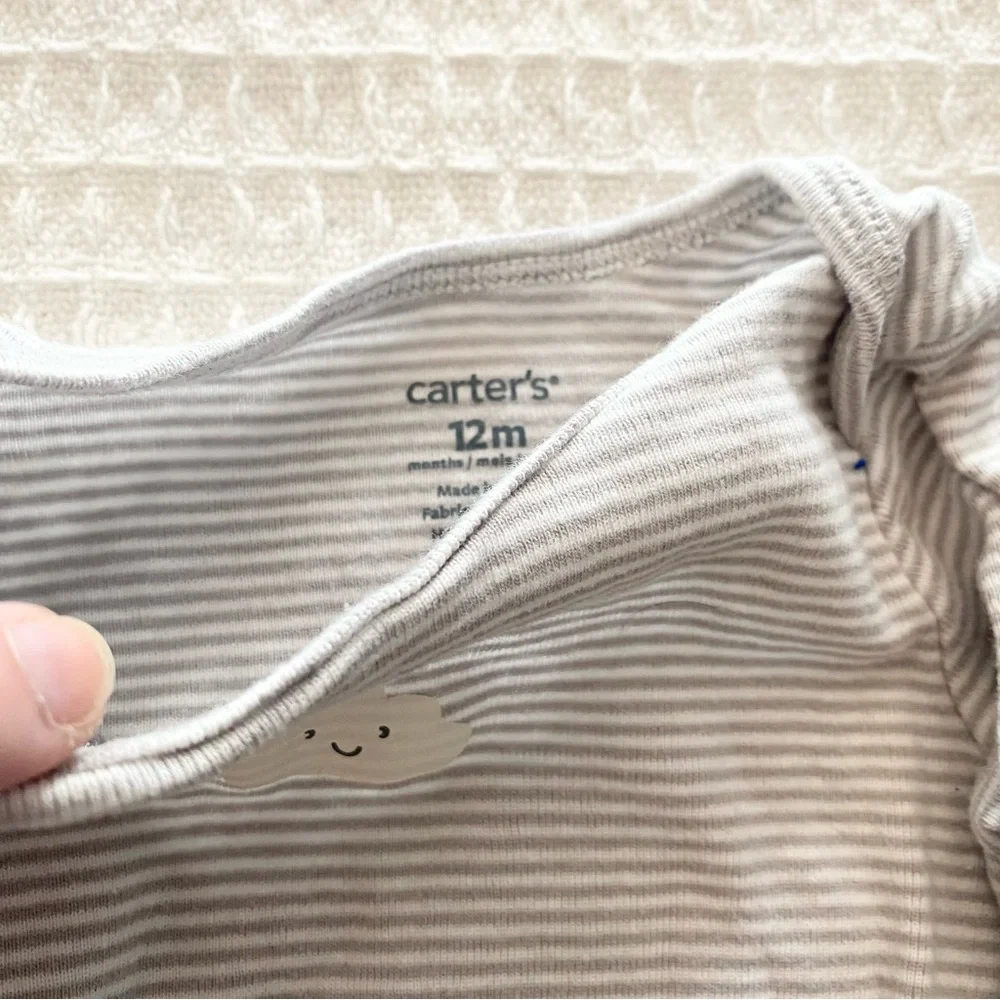 Carter’s long sleeve boys onesie bundle size 12M